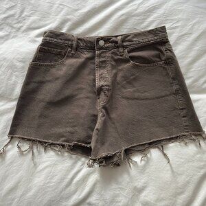 PacSun Vintage High-Rise Brown Denim Shorts - Size 29